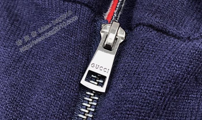 Gucci男裝 古奇2020最新爆款NY聯名針織外套 高版本男女同款  ydi3445
